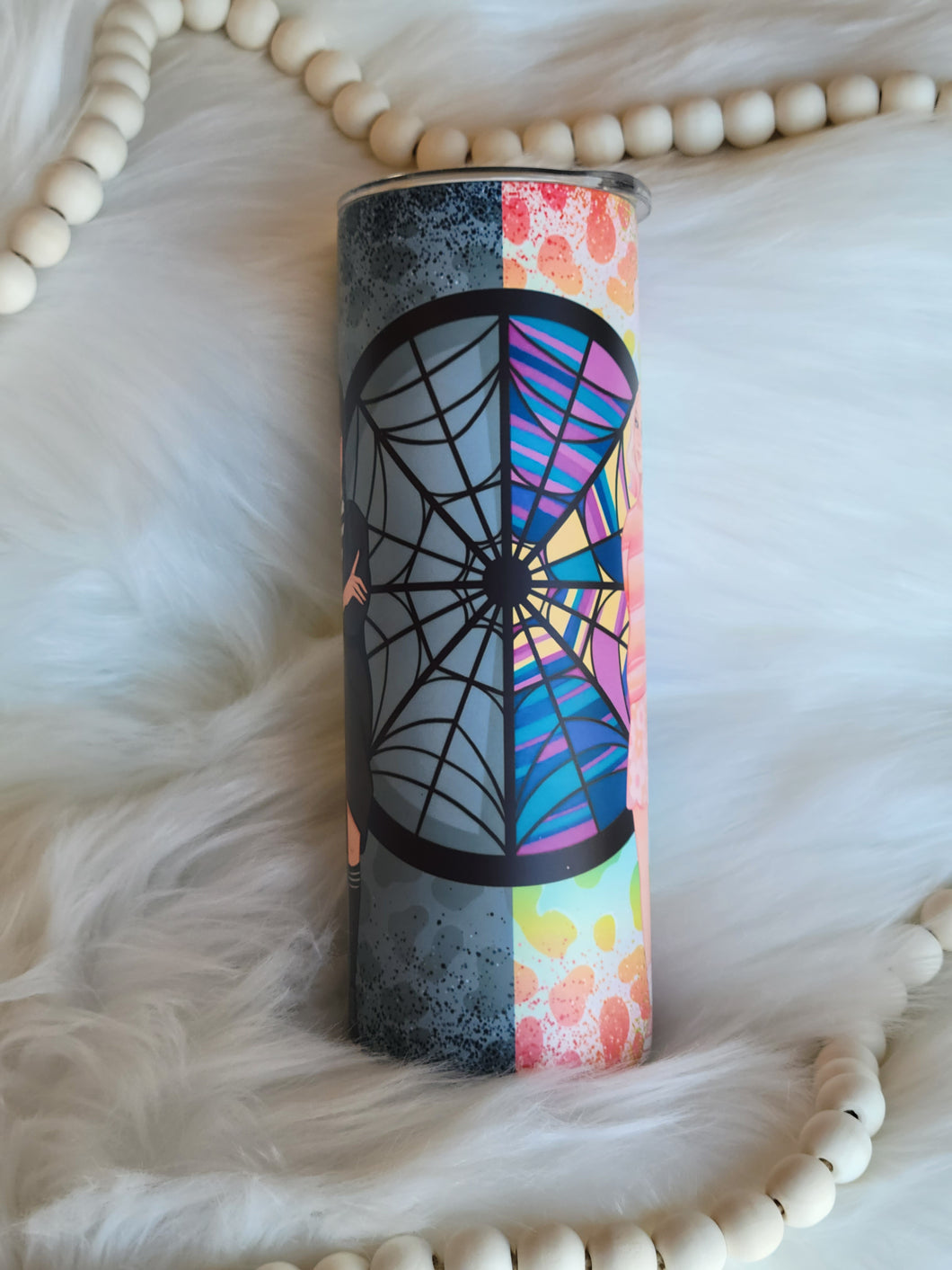 Black/Rainbow Tumbler